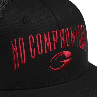 GASP NC Flatbrim Mesh Cap - Black/Red - Urban Gym Wear