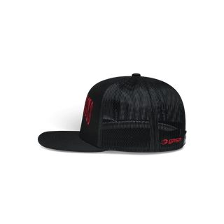 GASP NC Flatbrim Mesh Cap - Black/Red - Urban Gym Wear