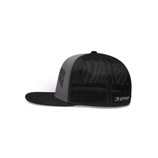 GASP NC Flatbrim Mesh Cap - Grey/Black - Urban Gym Wear