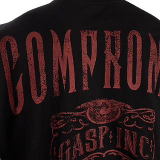GASP NC Iron Tee - Black/Red - Urban Gym Wear