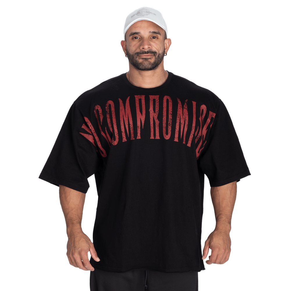 GASP NC Iron Tee - Black/Red - Urban Gym Wear