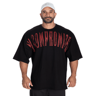 GASP NC Iron Tee - Black/Red - Urban Gym Wear