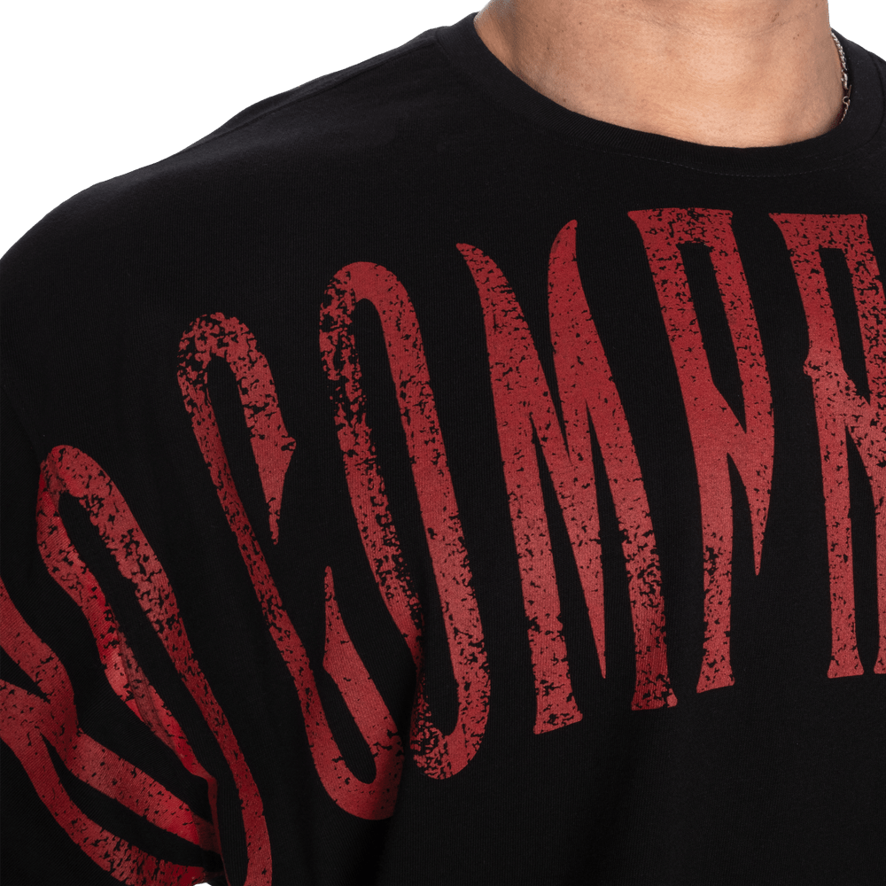 GASP NC Iron Tee - Black/Red - Urban Gym Wear