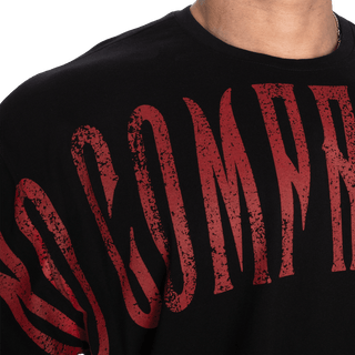 GASP NC Iron Tee - Black/Red - Urban Gym Wear