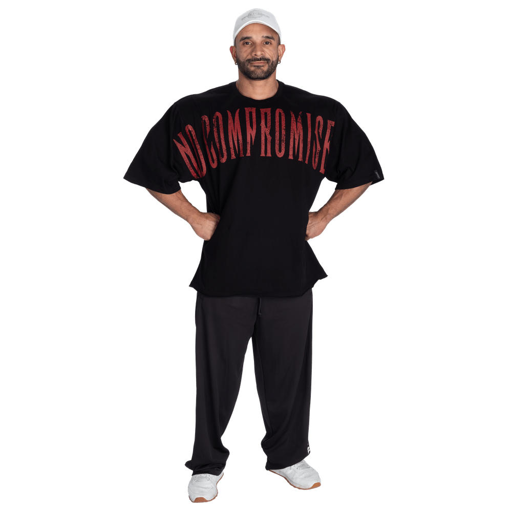 GASP NC Iron Tee - Black/Red - Urban Gym Wear