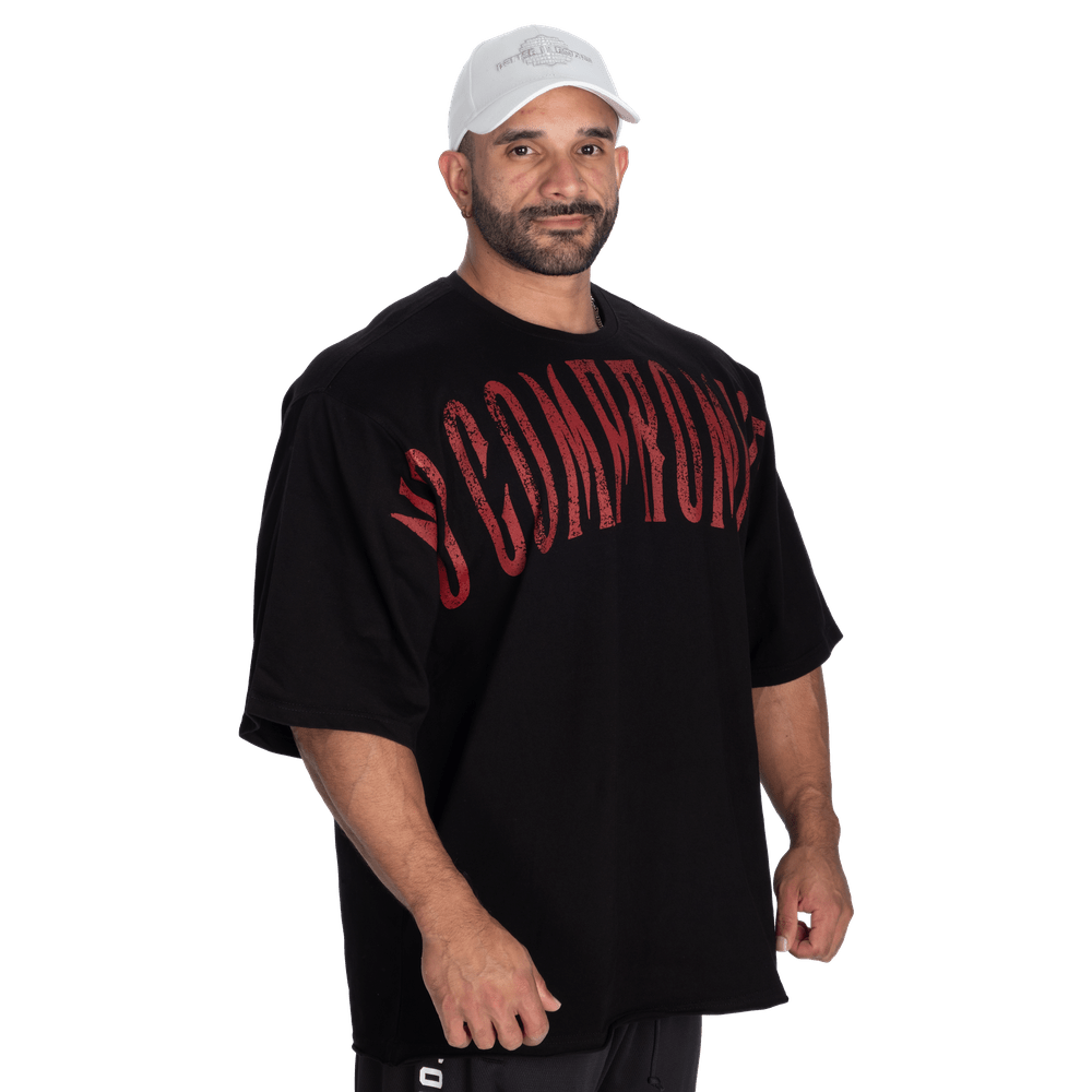 GASP NC Iron Tee - Black/Red - Urban Gym Wear