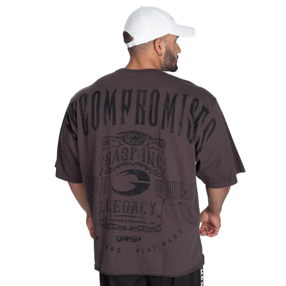 GASP NC Iron Tee - Iron - Urban Gym Wear