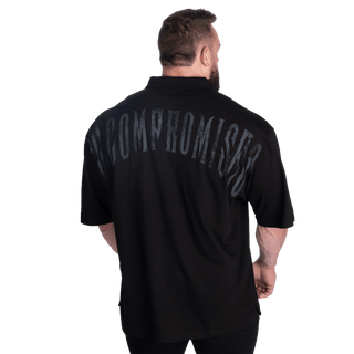 GASP NC Polo Iron Tee - Black - Urban Gym Wear