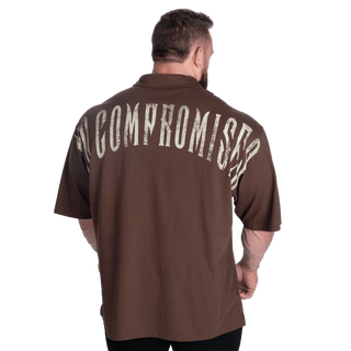 GASP NC Polo Iron Tee - Timber - Urban Gym Wear