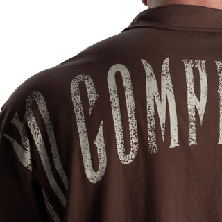 GASP NC Polo Iron Tee - Timber - Urban Gym Wear