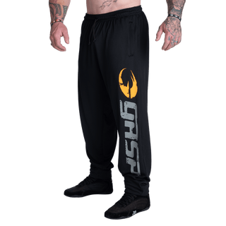 GASP Old School Baggy Mesh Pants - Black - Urban Gym Wear