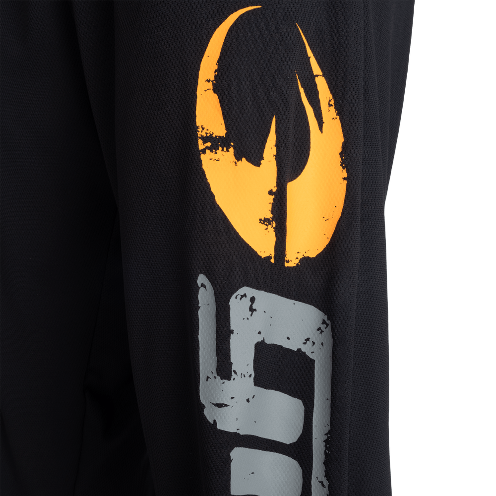 GASP Old School Baggy Mesh Pants - Black - Urban Gym Wear