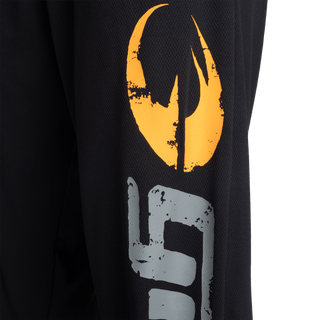 GASP Old School Baggy Mesh Pants - Black - Urban Gym Wear