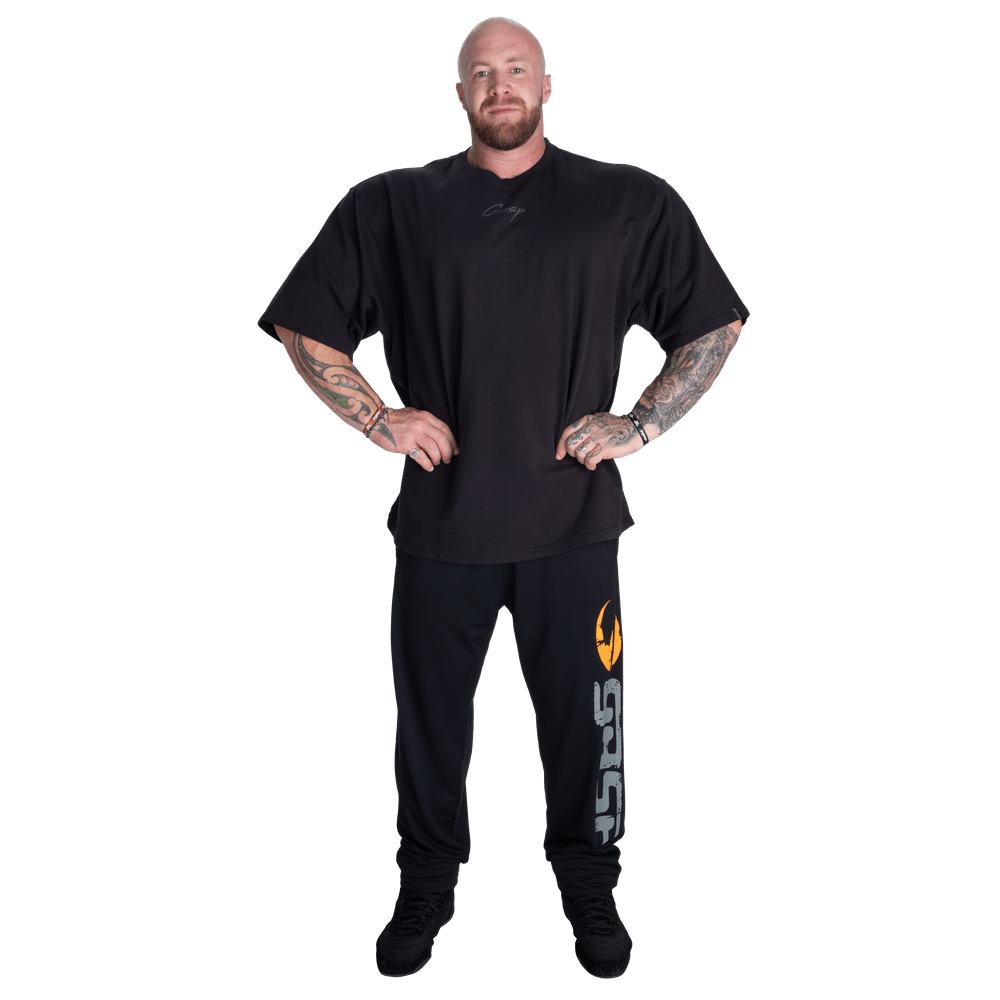 GASP Old School Baggy Mesh Pants - Black - Urban Gym Wear