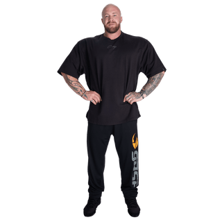 GASP Old School Baggy Mesh Pants - Black - Urban Gym Wear