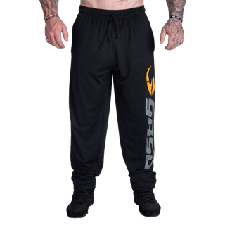 GASP Old School Baggy Mesh Pants - Black - Urban Gym Wear