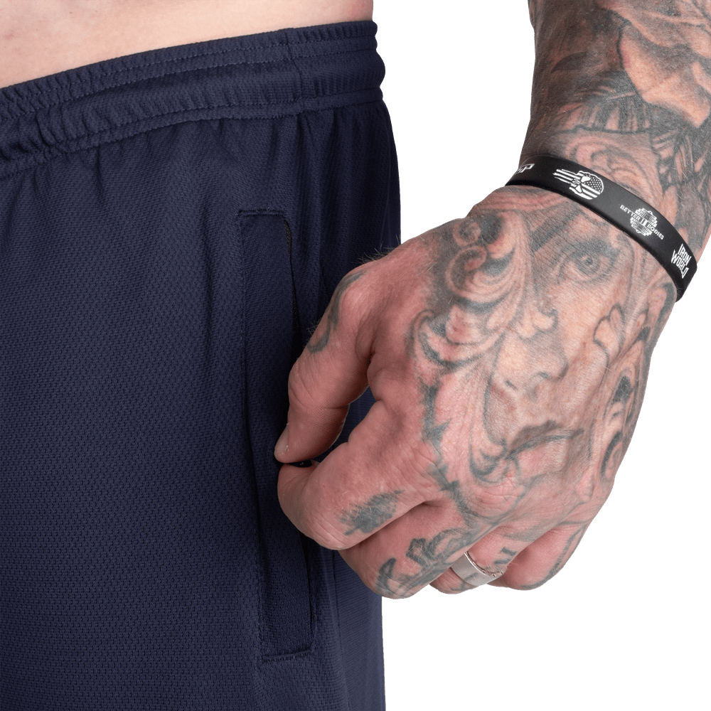 GASP Old School Baggy Mesh Pants - Dark Navy - Urban Gym Wear