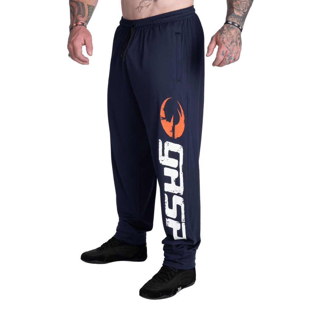 GASP Old School Baggy Mesh Pants - Dark Navy - Urban Gym Wear