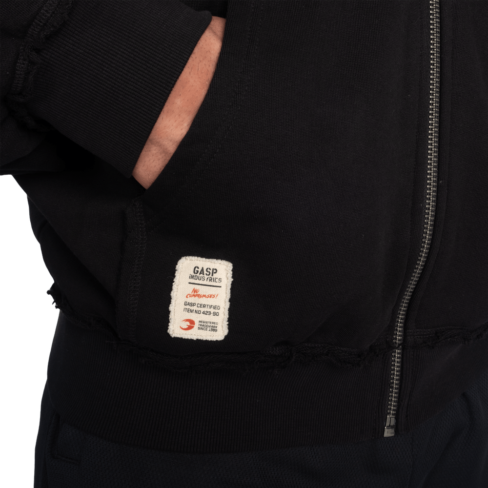 GASP Original Hoodie - Black/Grey - Urban Gym Wear