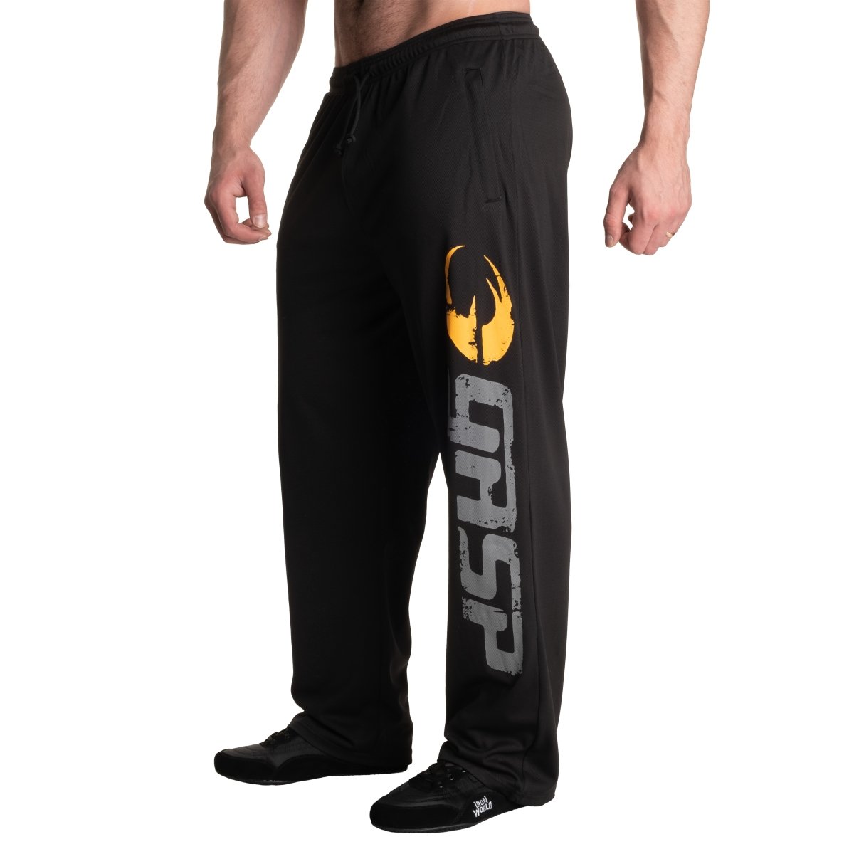 GASP Original Mesh Pants - Black - Urban Gym Wear