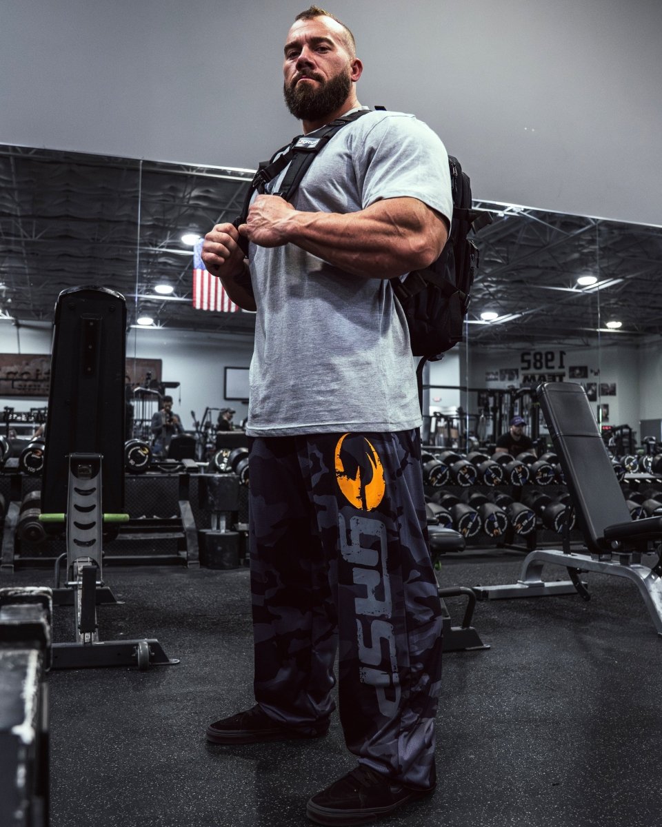 GASP Original Mesh Pants - Dark Camo - Urban Gym Wear