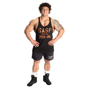 GASP Original Stringer - Black/Flame - Urban Gym Wear