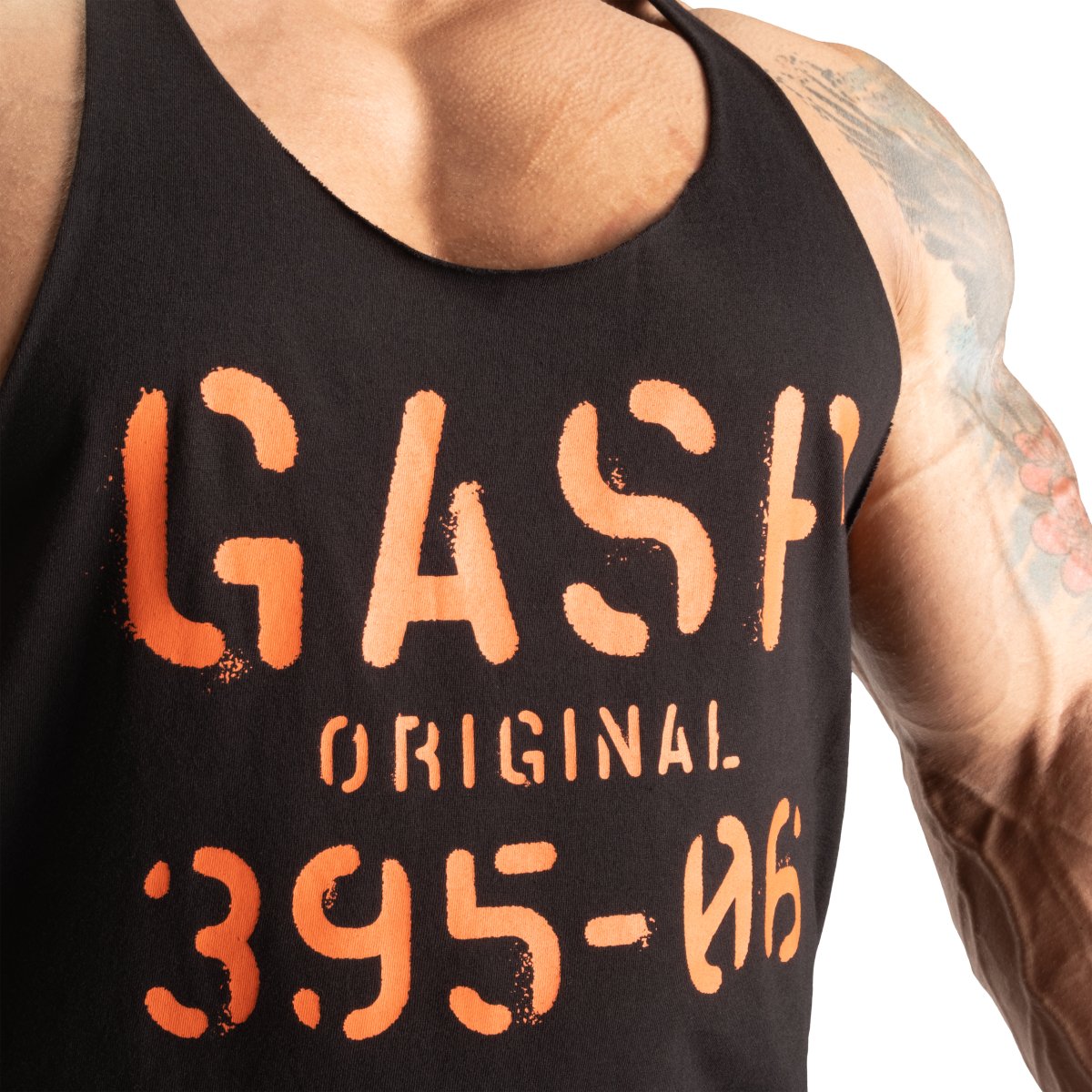 GASP Original Stringer - Black/Flame - Urban Gym Wear