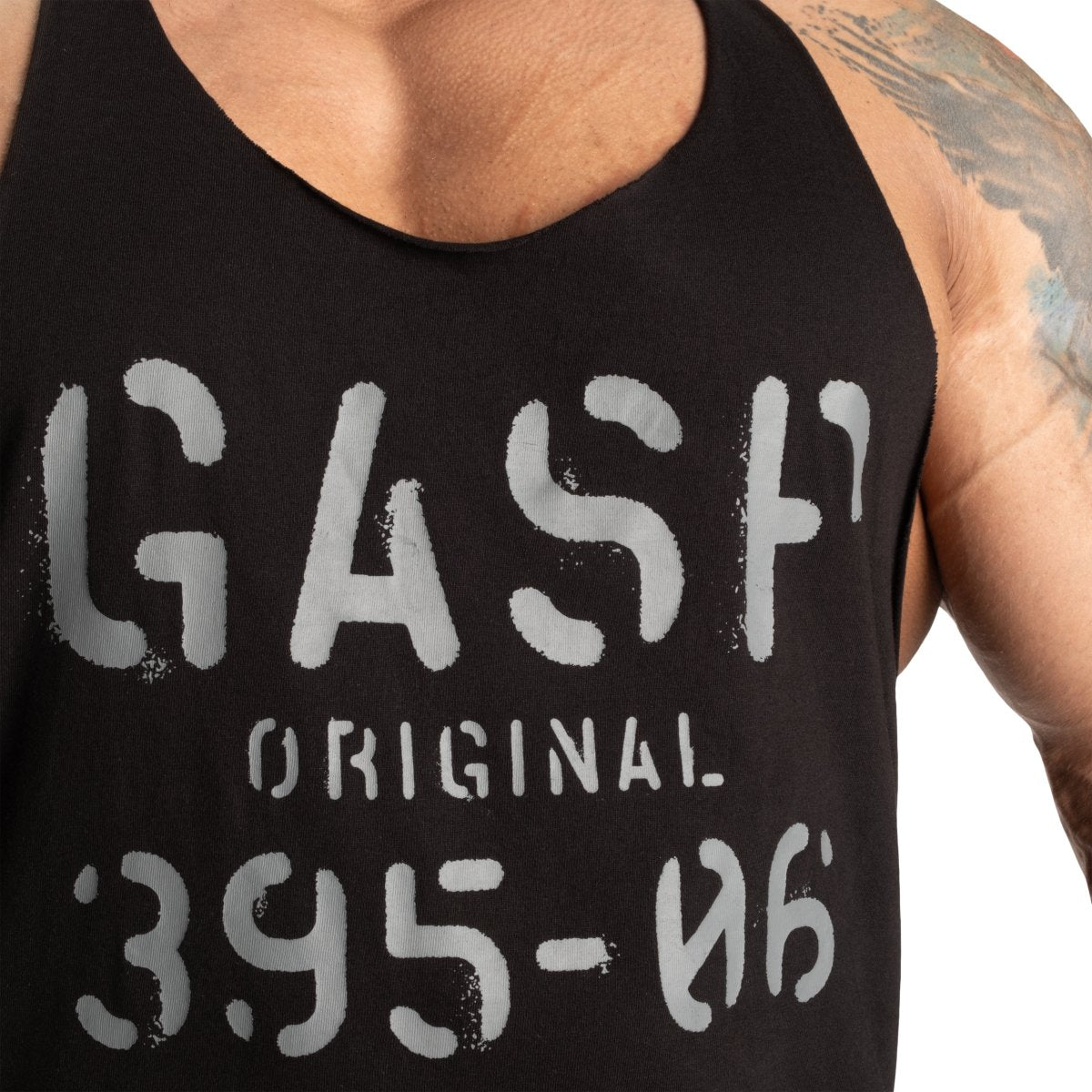 GASP Original Stringer - Black/Grey - Urban Gym Wear