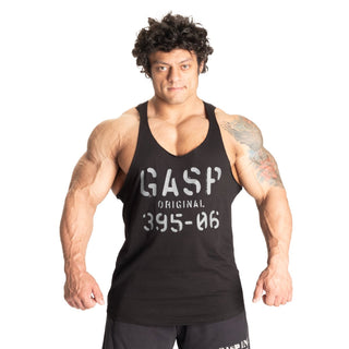 GASP Original Stringer - Black/Grey - Urban Gym Wear