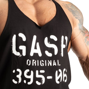 GASP Original Stringer - Black/White - Urban Gym Wear