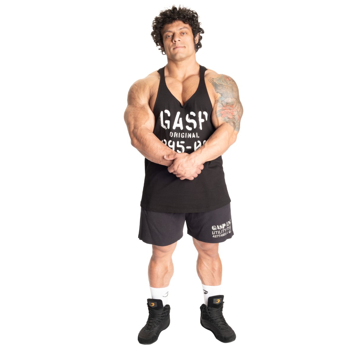 GASP Original Stringer - Black/White - Urban Gym Wear