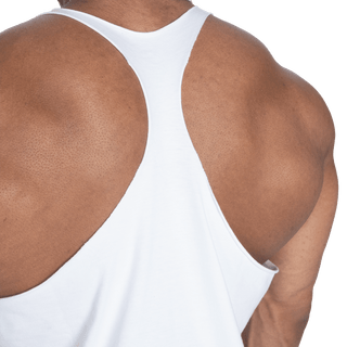 GASP Original Stringer - White - Urban Gym Wear