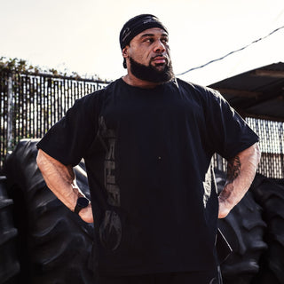 GASP Original Tee - Black/Grey - Urban Gym Wear