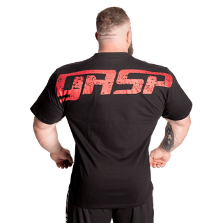 GASP Original Tee - Black/Red - Urban Gym Wear