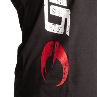 GASP Original Tee - Black/Red - Urban Gym Wear
