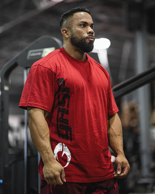 GASP Original Tee - Chilli Red - Urban Gym Wear