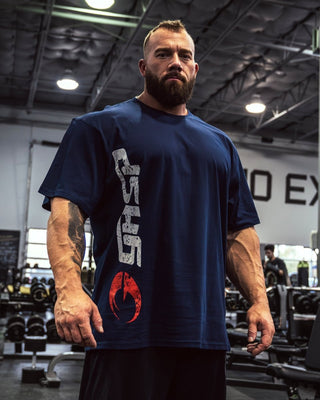 GASP Original Tee - Dark Navy - Urban Gym Wear