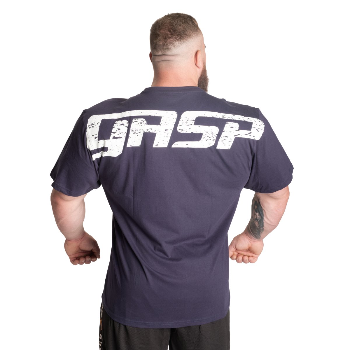 GASP Original Tee - Dark Navy - Urban Gym Wear