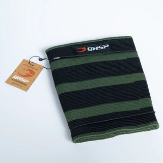 GASP Power Elbow Sleeves - Black/Green - Urban Gym Wear