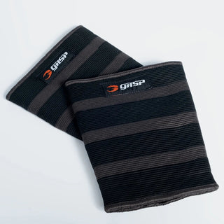 GASP Power Elbow Sleeves - Black/Grey - Urban Gym Wear