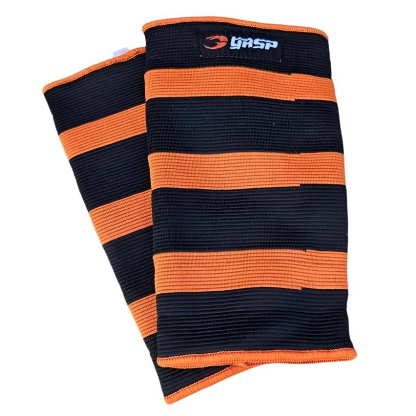 GASP Power Knee Sleeves - Black/Flame - Urban Gym Wear