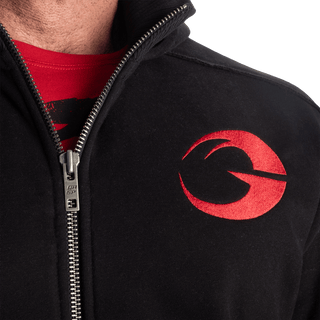GASP Pro GASP Hood - Black/Red - Urban Gym Wear