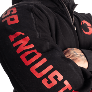 GASP Pro GASP Hood - Black/Red - Urban Gym Wear