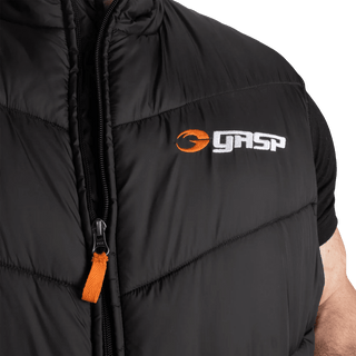 GASP Puffer Vest - Black - Urban Gym Wear