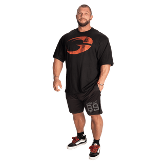 GASP Pump Cover Iron Tee - Black/Flame - Urban Gym Wear