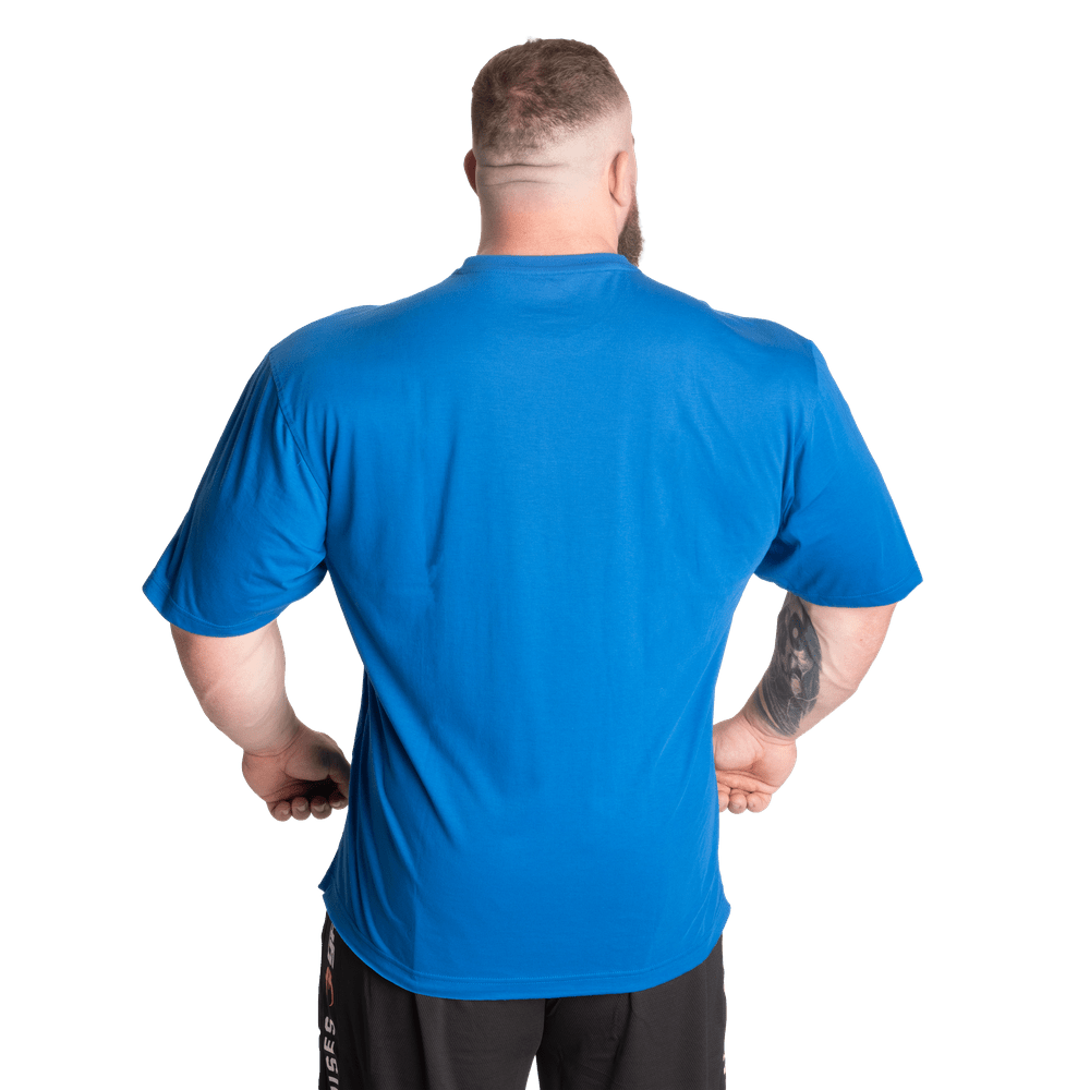 GASP Pump Cover Iron Tee - Cobalt Blue - Urban Gym Wear