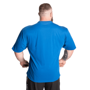 GASP Pump Cover Iron Tee - Cobalt Blue - Urban Gym Wear