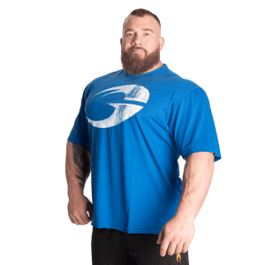 GASP Pump Cover Iron Tee - Cobalt Blue - Urban Gym Wear