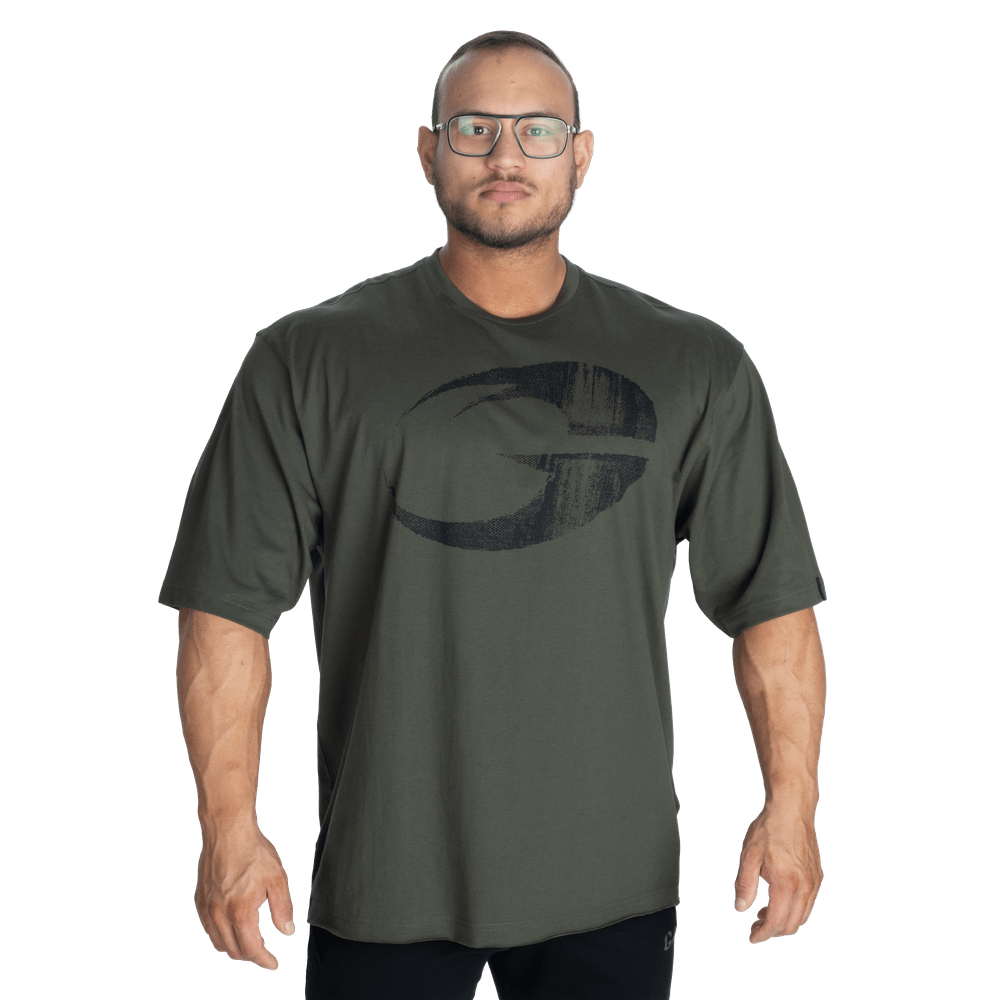 GASP Pump Cover Iron Tee - Deep Forest - Urban Gym Wear