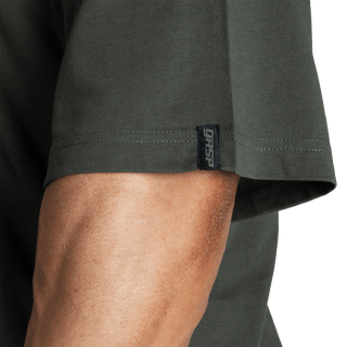 GASP Pump Cover Iron Tee - Deep Forest - Urban Gym Wear